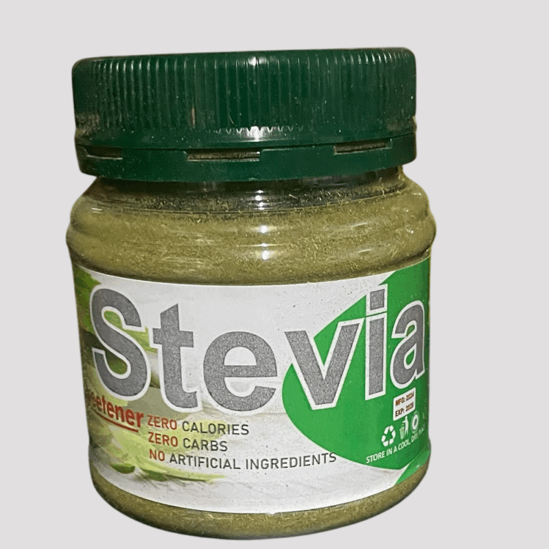 Buy Stevia powder in Kenya – a natural, zero-calorie sweetener perfect for diabetics and healthy living. Ideal for tea, coffee, and sugar-free recipes.
